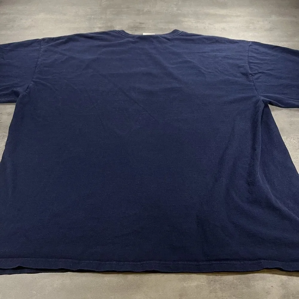 Adidas Chicago Cubs Shirt Adult 2XL XXL Blue Player Caricature MLB Baseball Mens